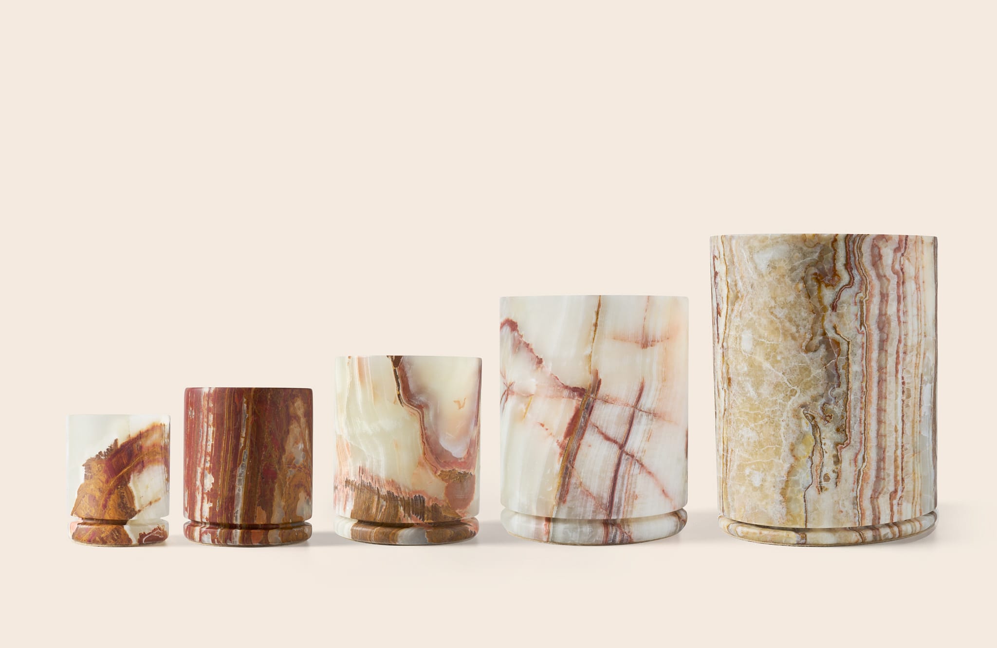 T-Light Holder Unwinding Brown